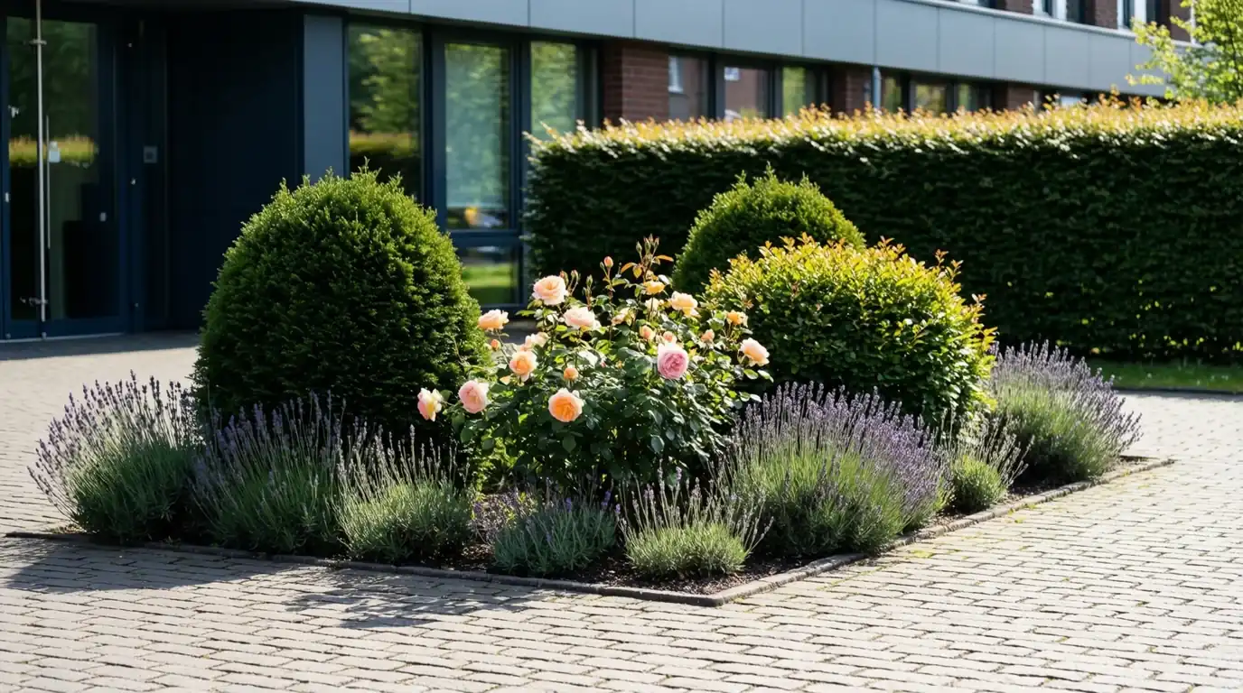 Gewerbe Außenanlage Beckum