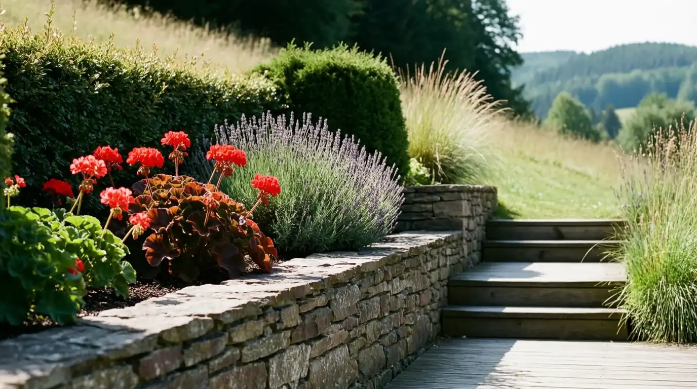 Baumberge Blick Garten