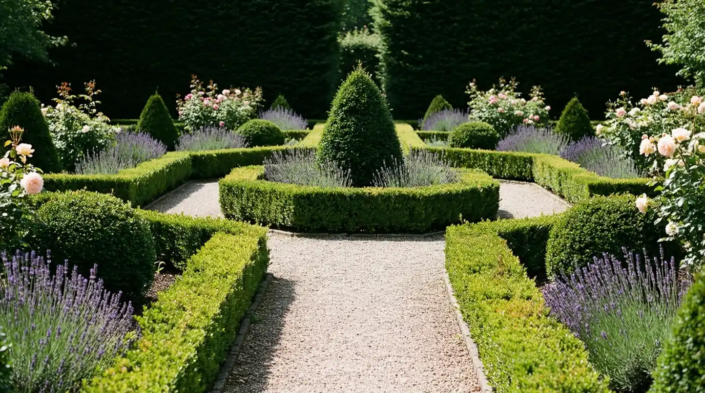Formal garden Lüdinghausen Vischering-Nähe
