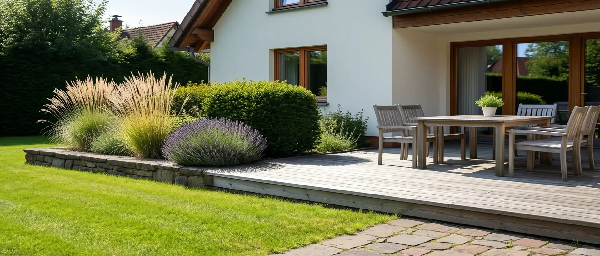 GaLaBau-Referenz – Outdoor-Living mit Terrasse