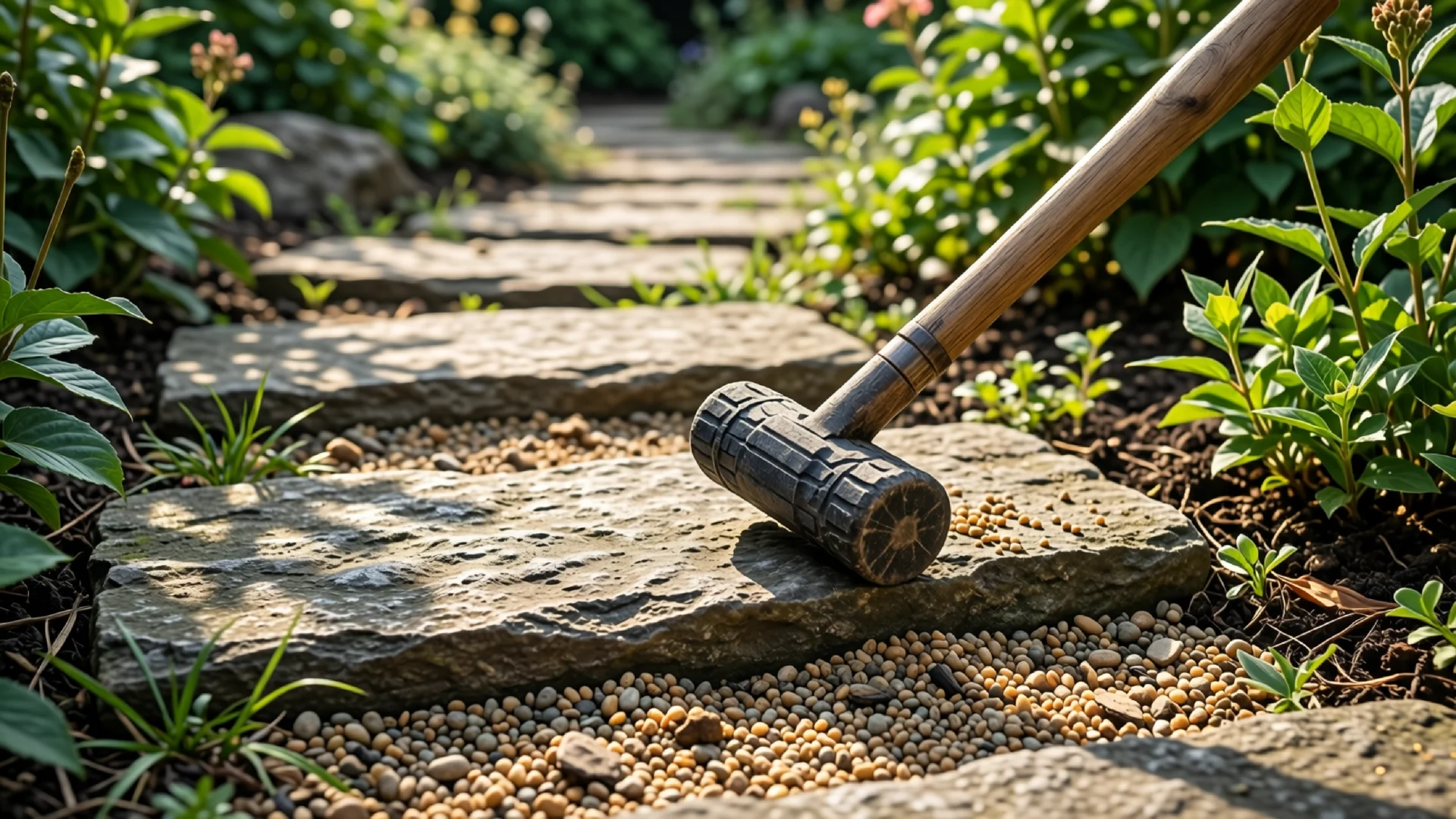 Gartenwege anlegen im Garten