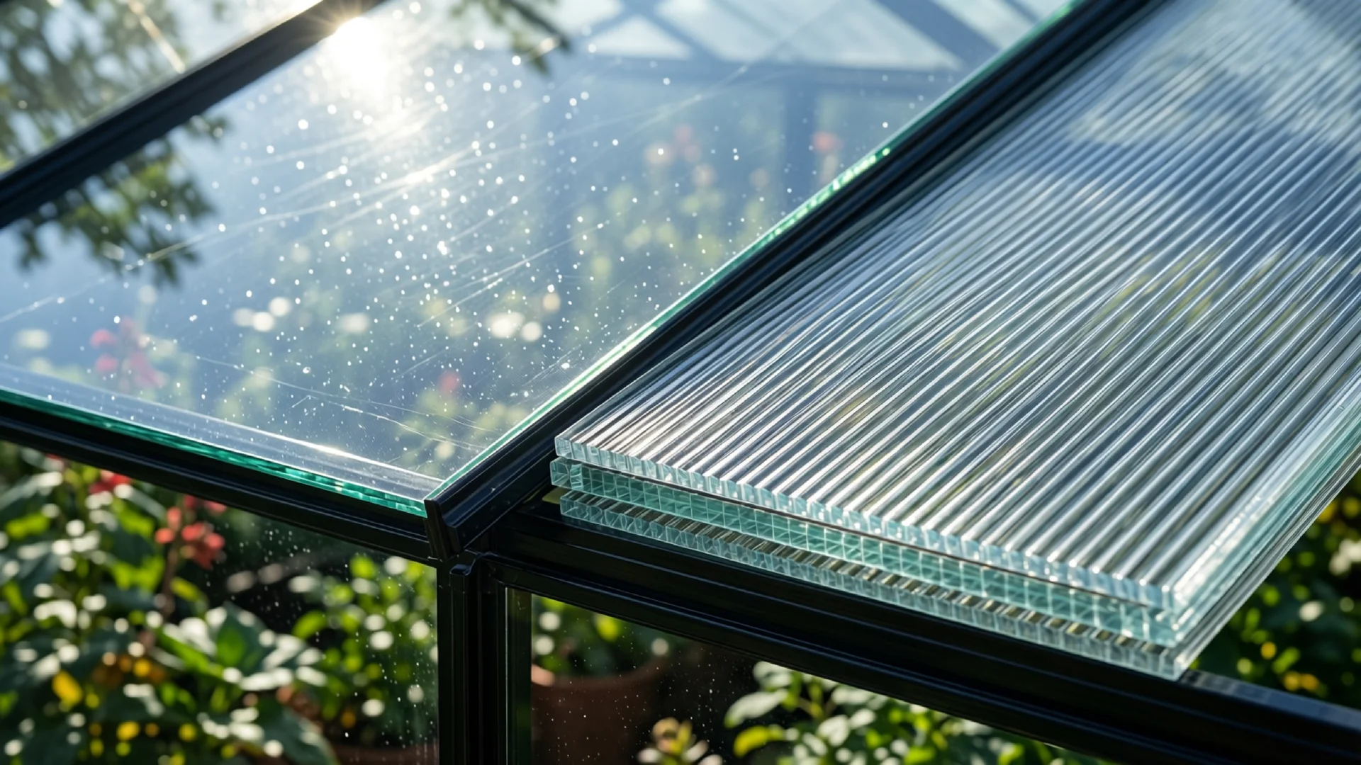 Glas vs. Polycarbonat im Garten