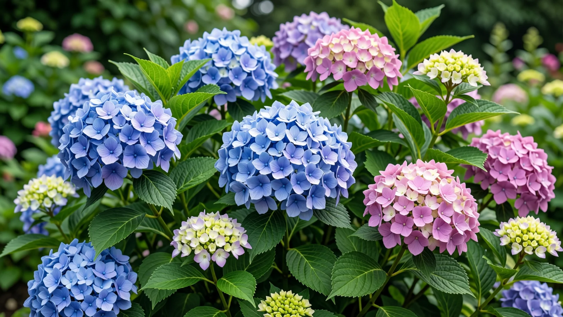 Hortensie im Garten
