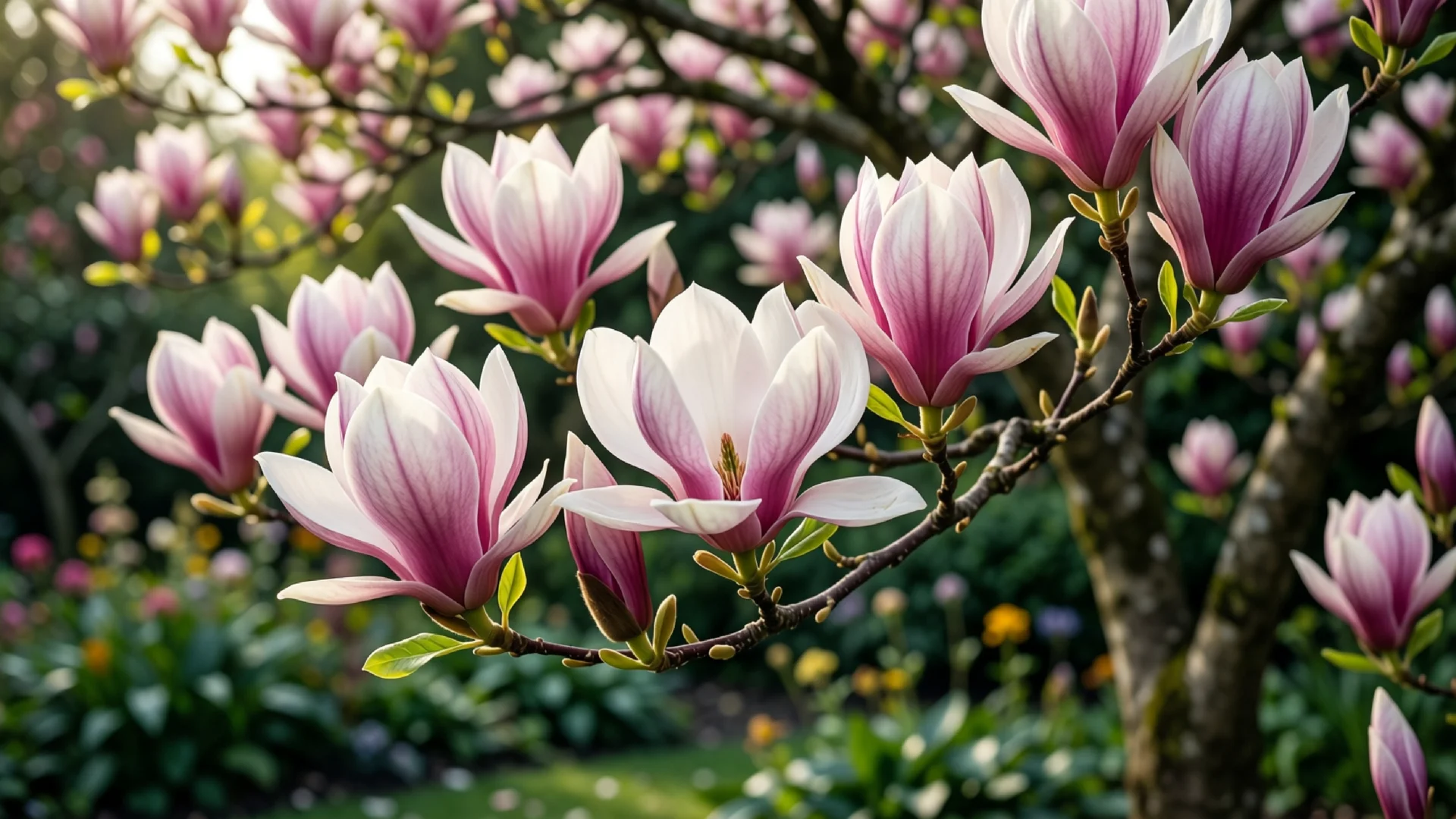Magnolie im Garten