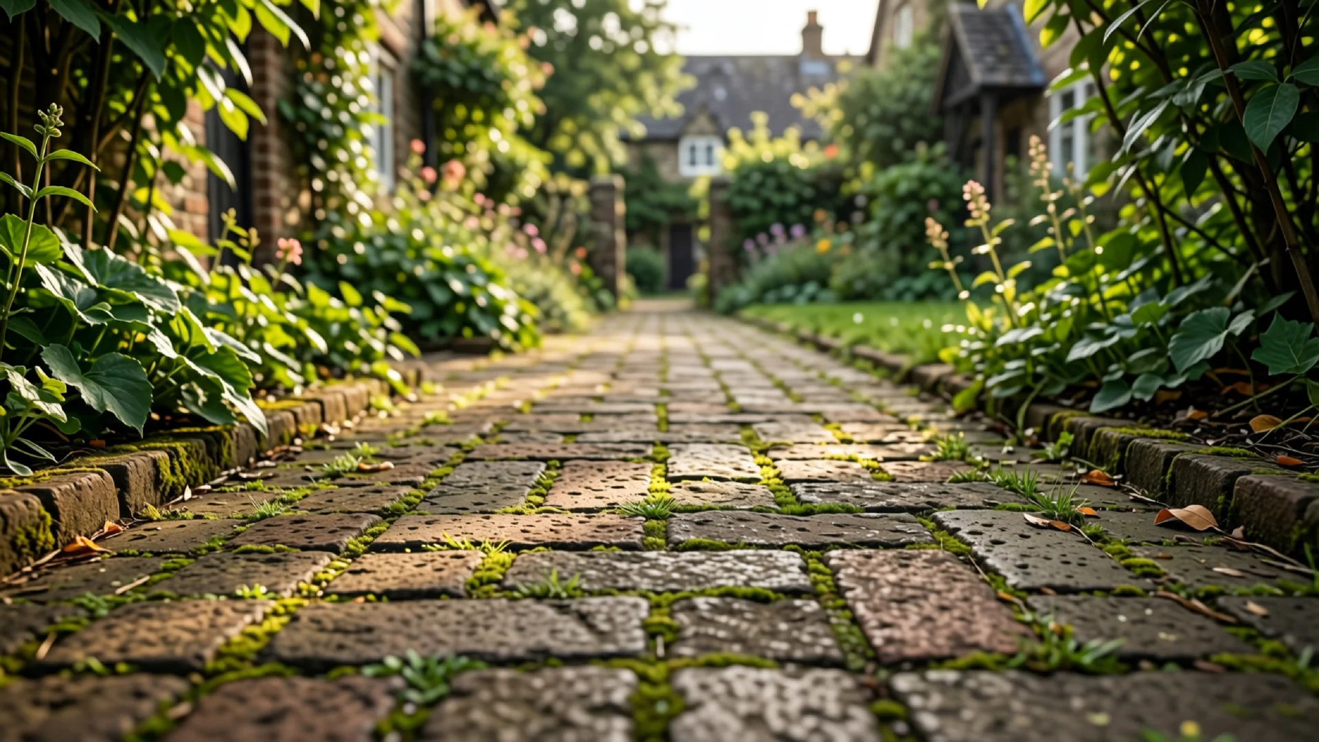 Klinker im Garten im Garten